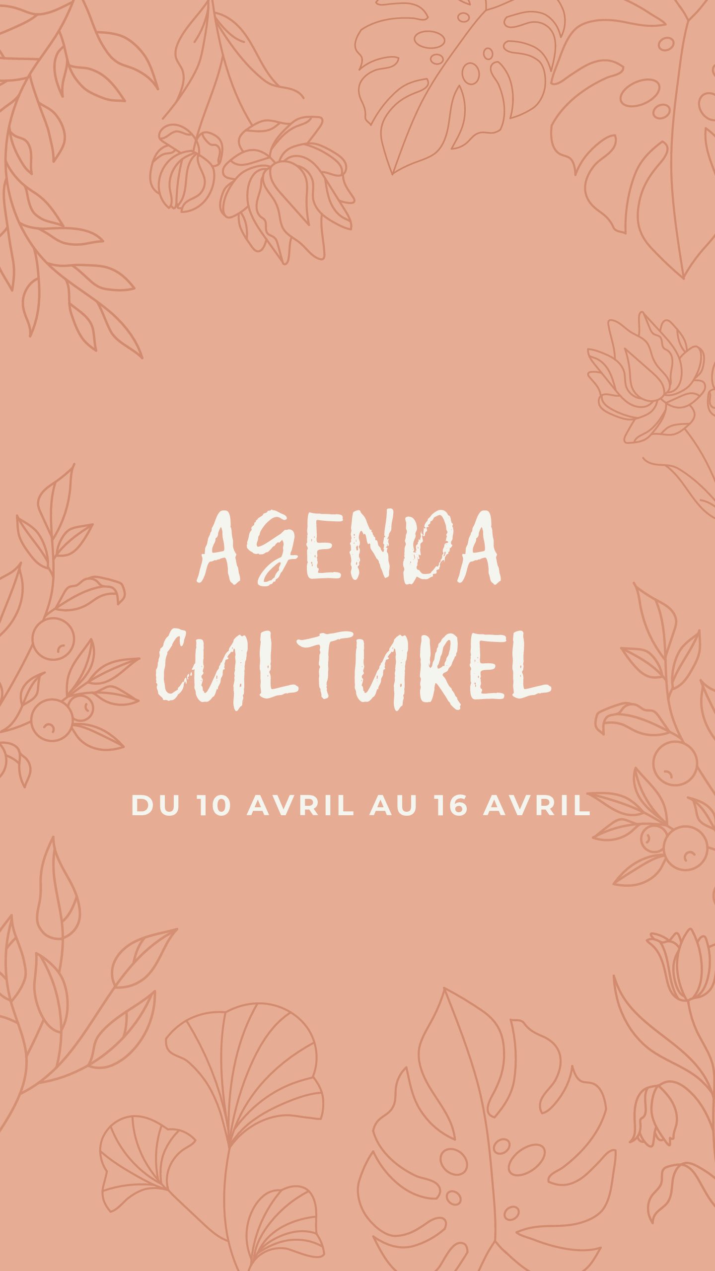 Agenda Culturel semaine 10/04/2023 
