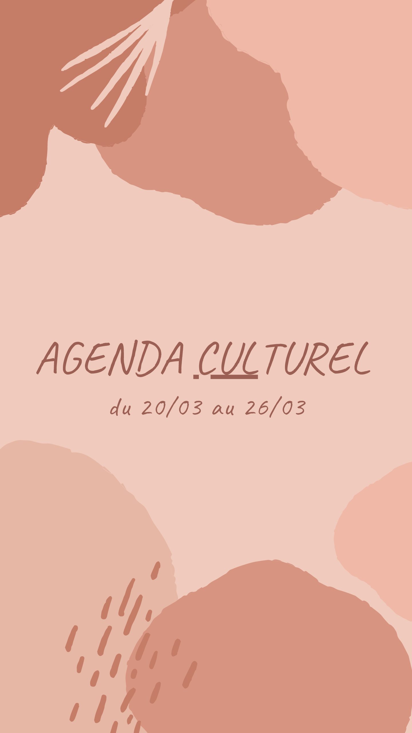 Agenda Culturel semaine 20/03/2023 