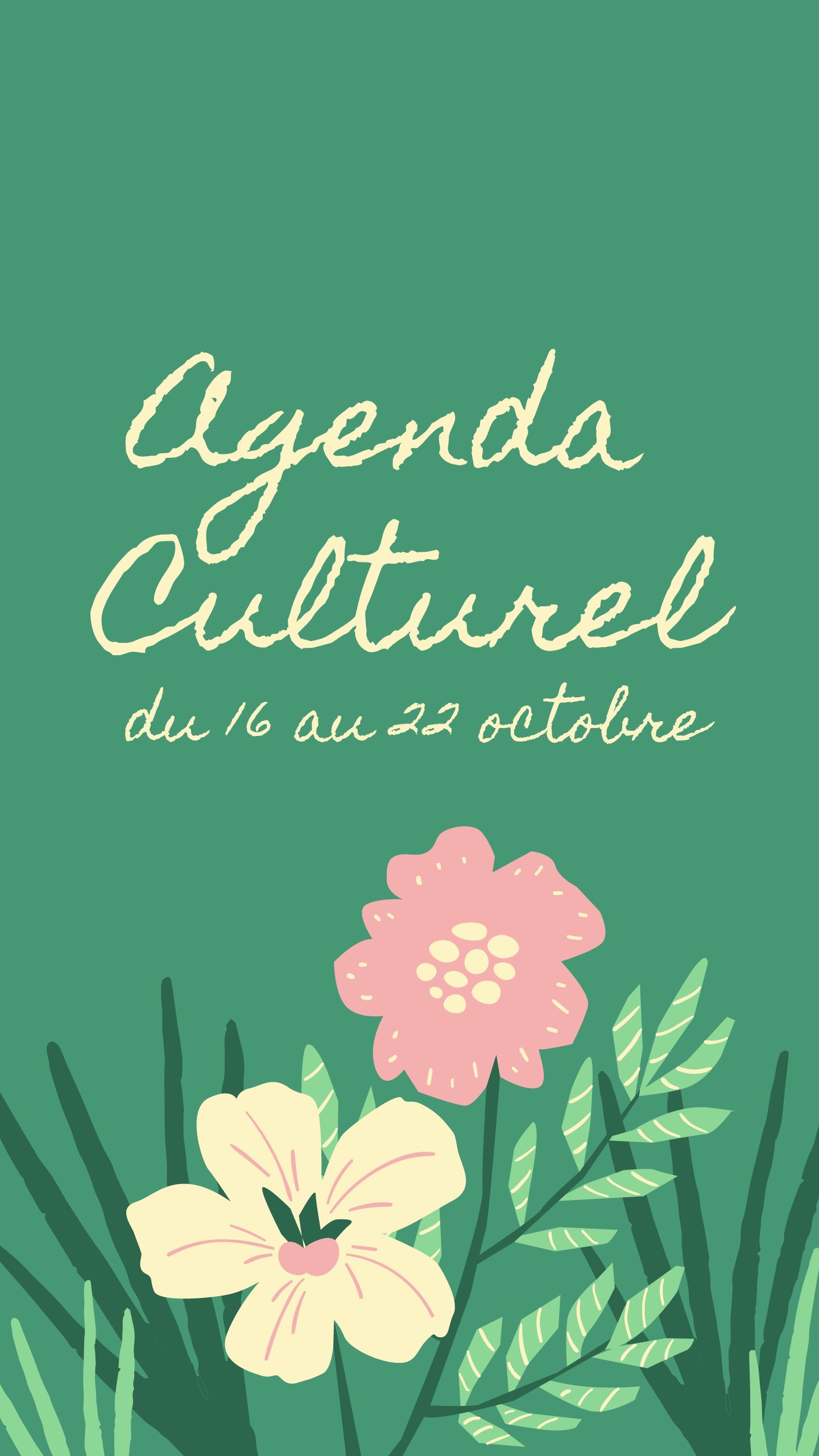 Agenda Culturel semaine 16/10/2023