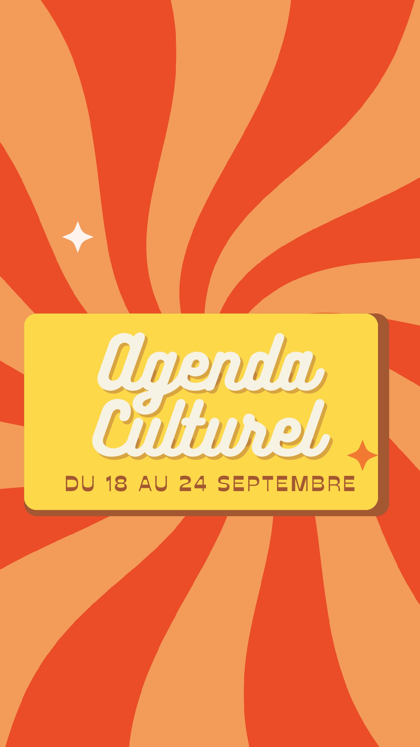 Agenda Culturel semaine 18/09/2023